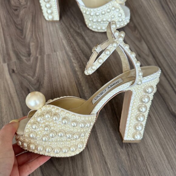 Jimmy Choo Sacaria Platform 120 in Size 34 - Picture 12 of 16